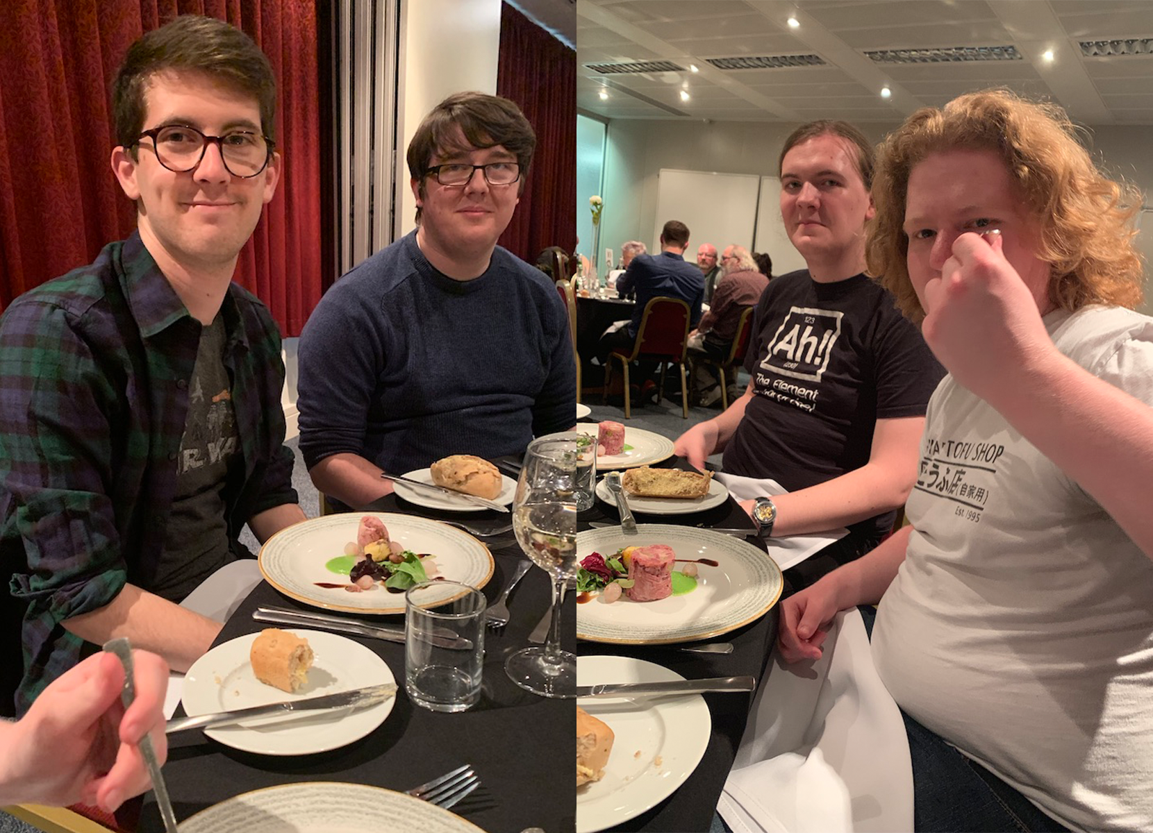 Food at Gala meal